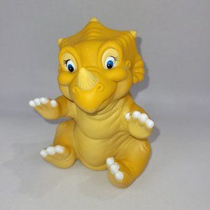 Pizza Hut 1988 Land Before Time 5" Rubber Cera Dinosaur Triceratops Puppet